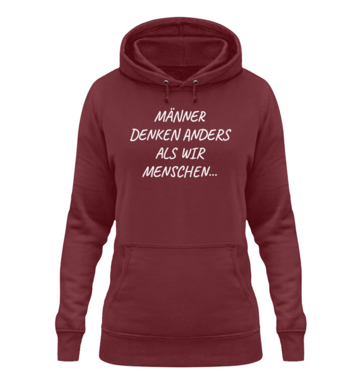 Männer denken anders... - Damen Hoodie-6883