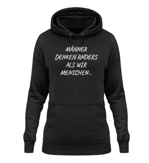 Männer denken anders... - Damen Hoodie-1624