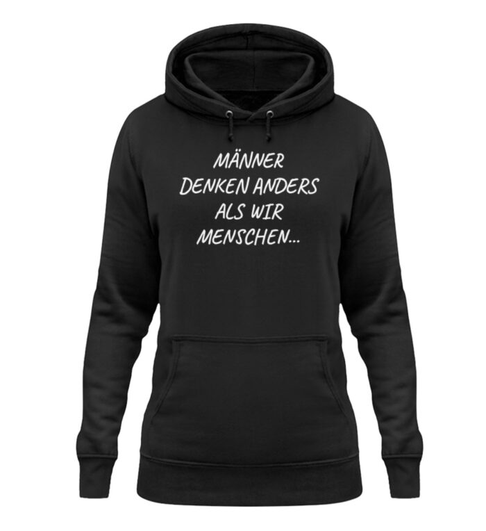 Männer denken anders... - Damen Hoodie-1624