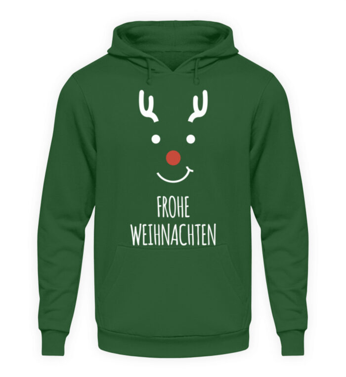 Frohe Weihnachten Deer - Unisex Kapuzenpullover Hoodie-833