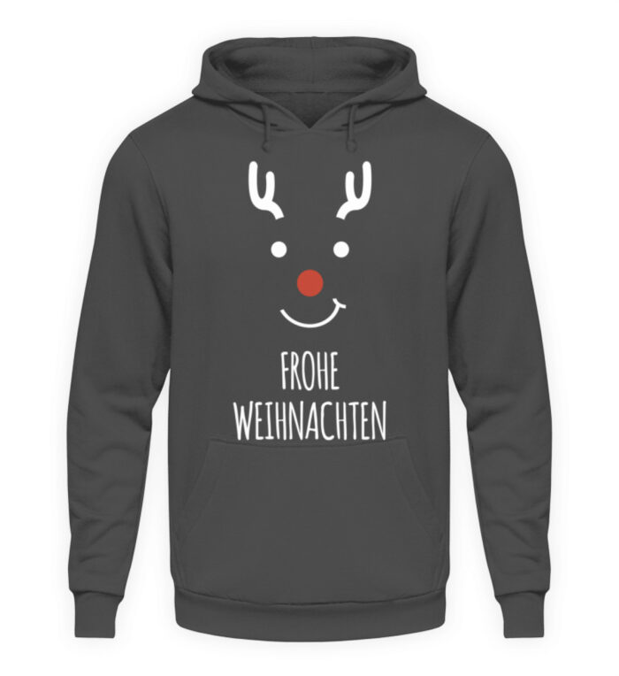 Frohe Weihnachten Deer - Unisex Kapuzenpullover Hoodie-1762