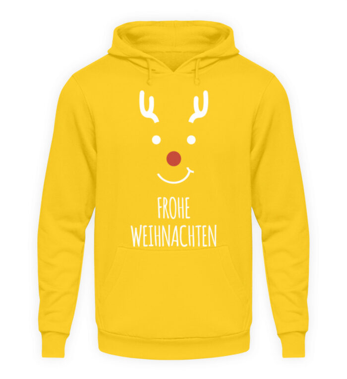 Frohe Weihnachten Deer - Unisex Kapuzenpullover Hoodie-1774