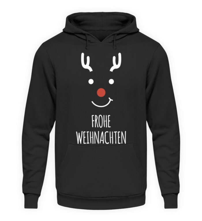 Frohe Weihnachten Deer - Unisex Kapuzenpullover Hoodie-1624