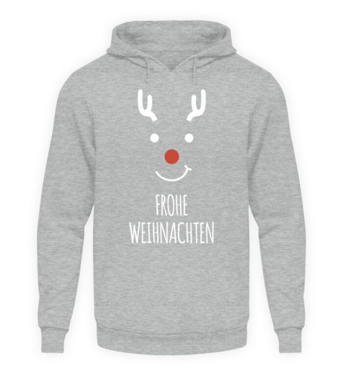 Frohe Weihnachten Deer - Unisex Kapuzenpullover Hoodie-6807