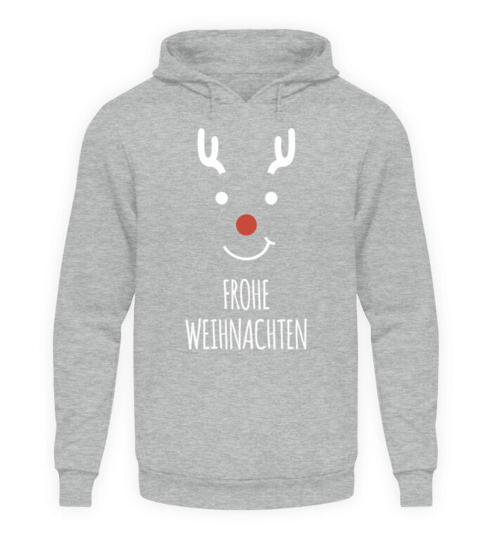 Frohe Weihnachten Deer - Unisex Kapuzenpullover Hoodie-6807