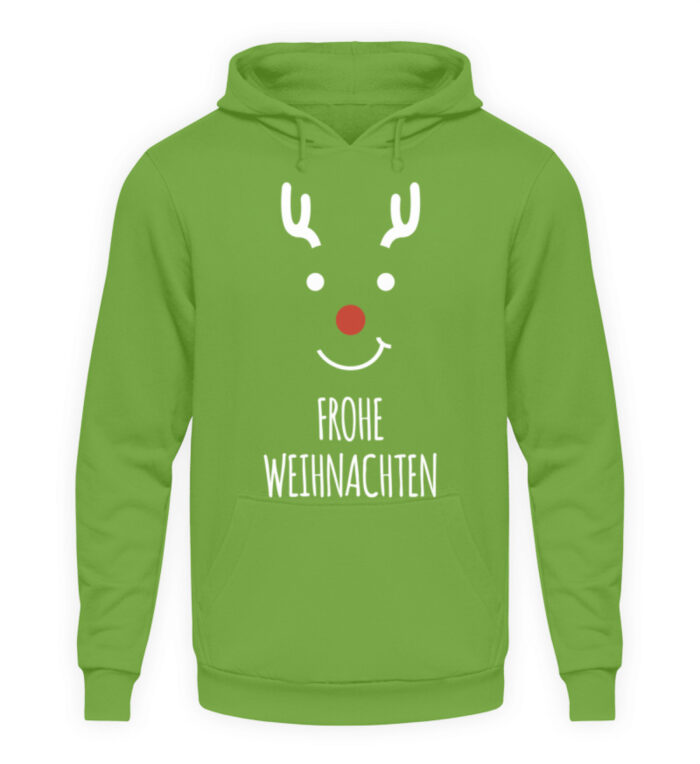 Frohe Weihnachten Deer - Unisex Kapuzenpullover Hoodie-1646