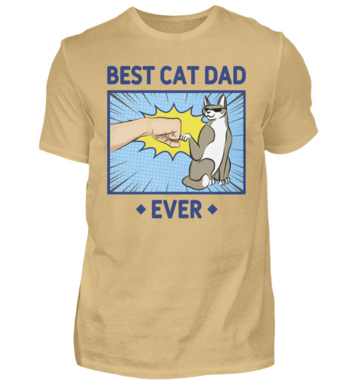 Best Cat Dad Ever - Herren Shirt-224