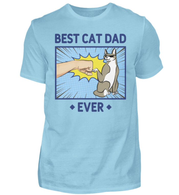 Best Cat Dad Ever - Herren Shirt-674